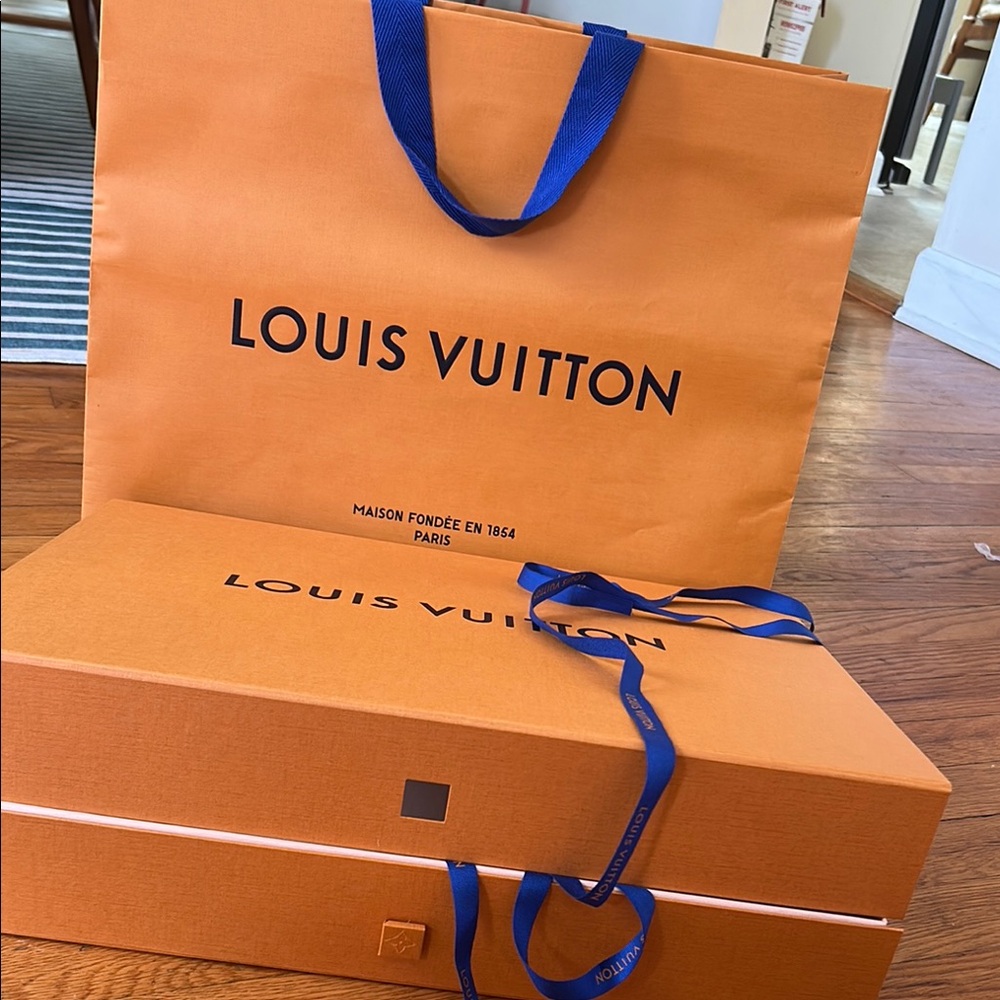 Louis Vuitton Orange Box and Bag Set